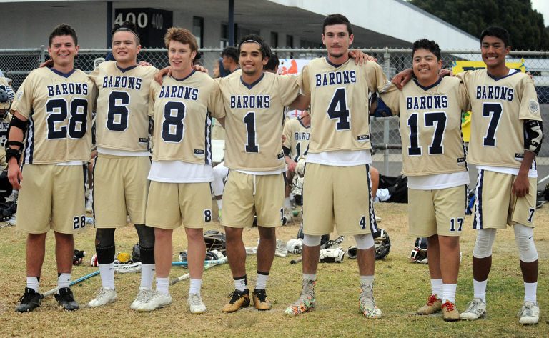 Barons top off Senior Night with 8-3 boys lacrosse victory