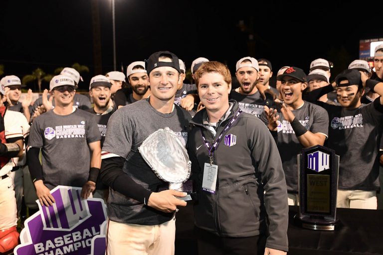 EHS grad Schmitt named MW tournament MVP as Aztecs reign