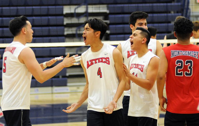 Aztecs, Titans advance to CIF boys volleyball finals