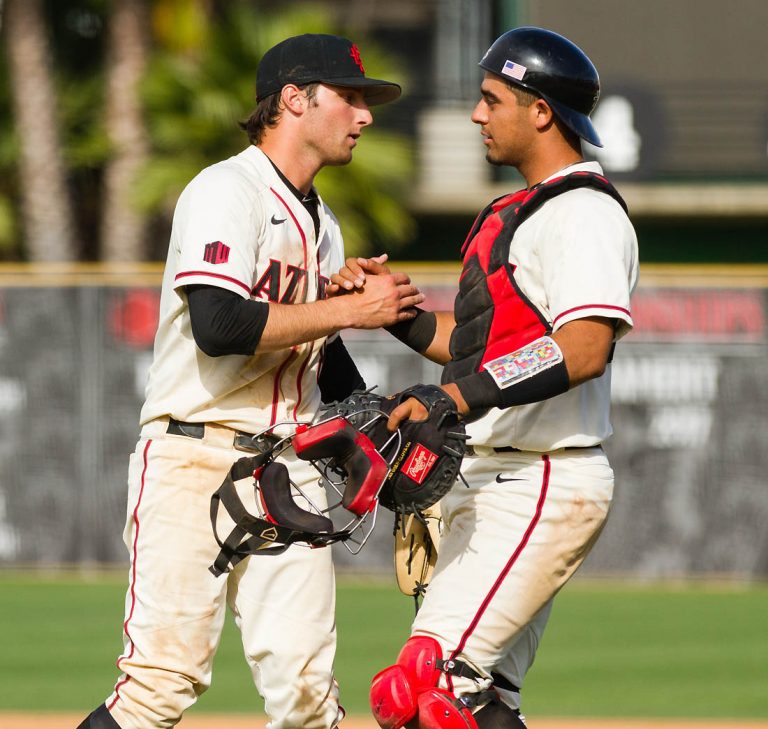Former Titans reap honors with SDSU baseball team
