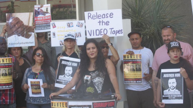 Supporters of Earl McNeil continue demand for video