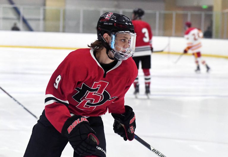 Former high school roller hockey rivals now heating up the ice for SDSU Aztecs