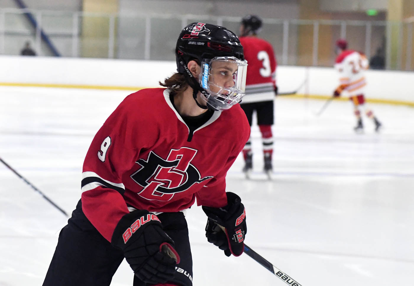 Men's Black San Diego State Aztecs Hockey Jersey