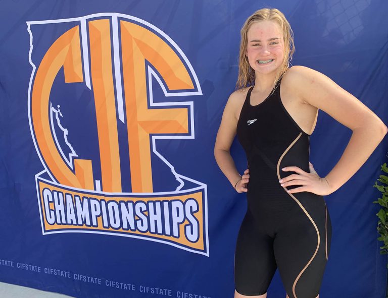 Titan frosh excels at state swim meet