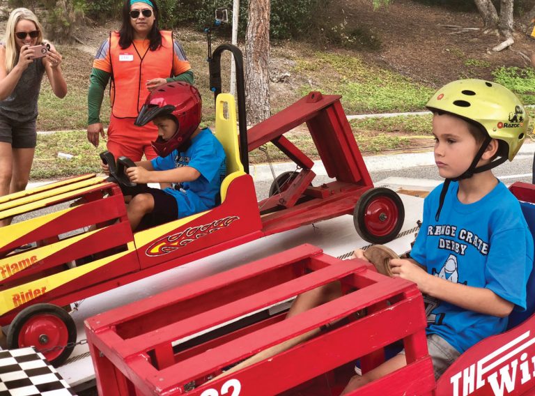 Down hill races open to kids, adults