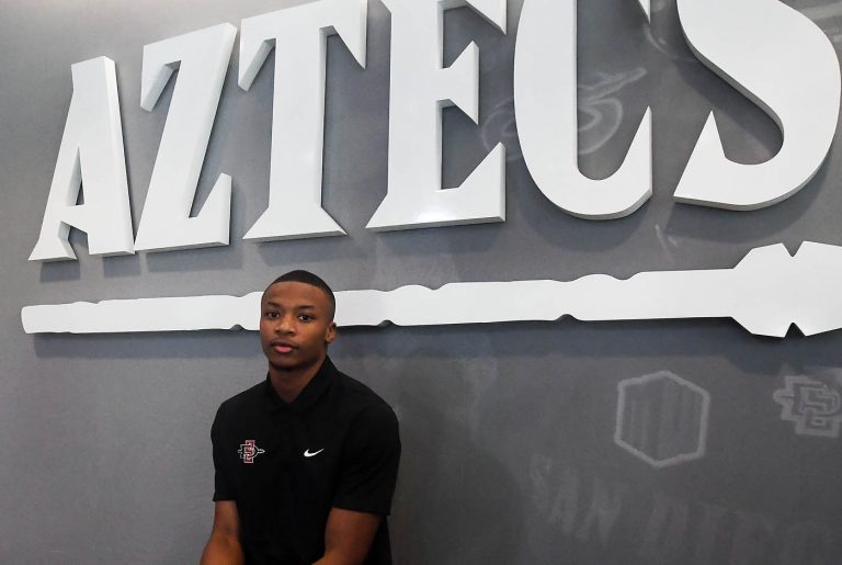 CPHS grad Barcoo looking to thrive in senior year with Aztecs