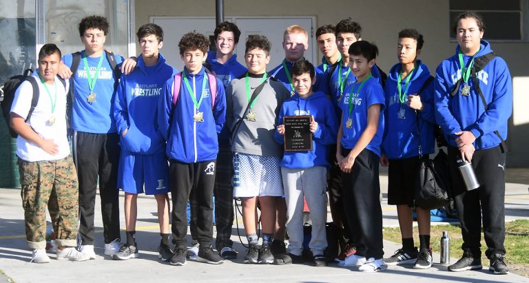 Young Titans pin competition to capture team title at Hilltop frosh/soph dual tournament