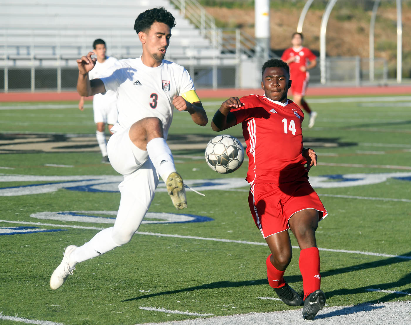 Aztecs top Trojans in key Mesa League boys soccer clash