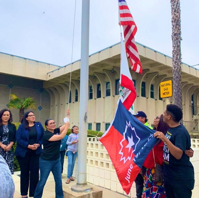 National City hoists welcome symbols for diverse community