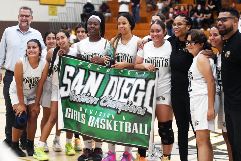 Lady Knights make history with CIF basketball title