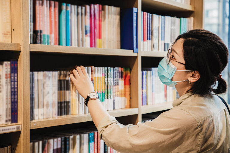 Check out living books at library