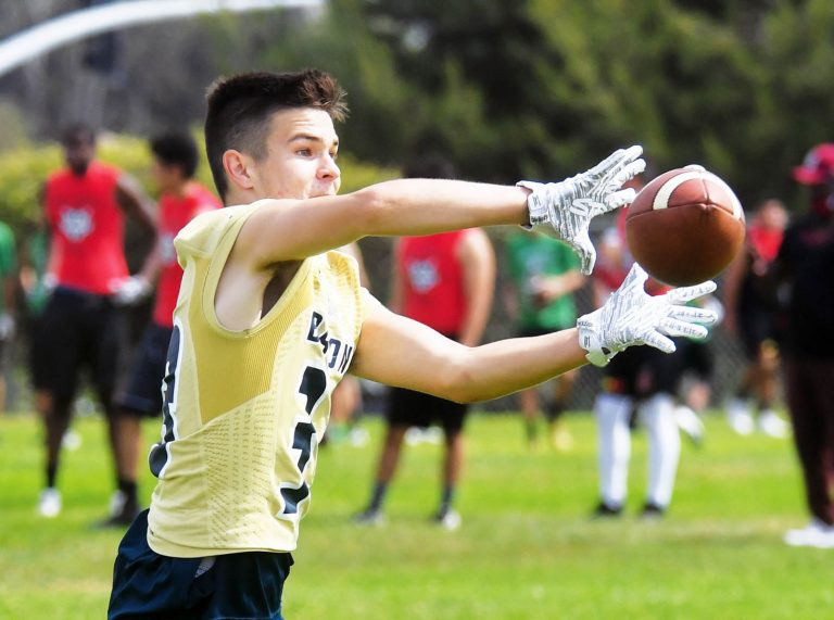 Summer passing drills set stage for fall football season