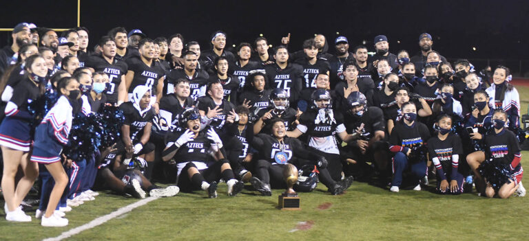 Aztecs blank Trojans 39-0, keep possession of Warrior Bowl trophy
