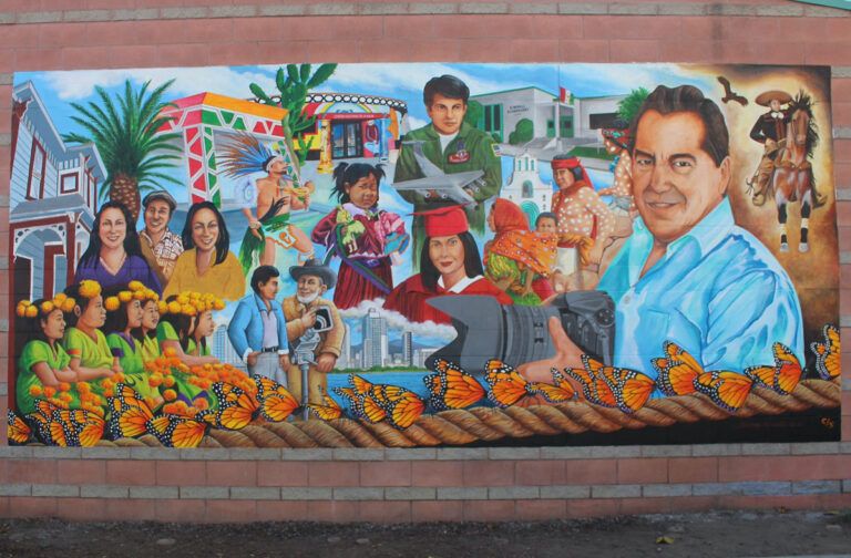 Finishing touches placed on mural memorializing ‘Memo’
