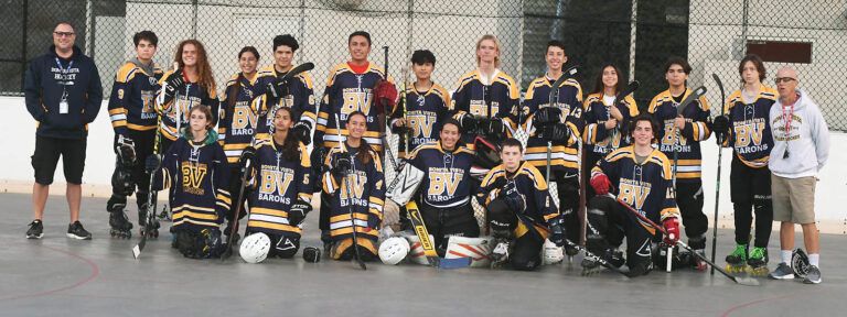 Barons renew rivalry with Lancers, skate to season-opening 23-0 win