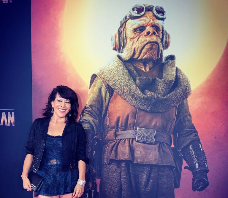 ‘Mandalorian’ star visits performing arts students