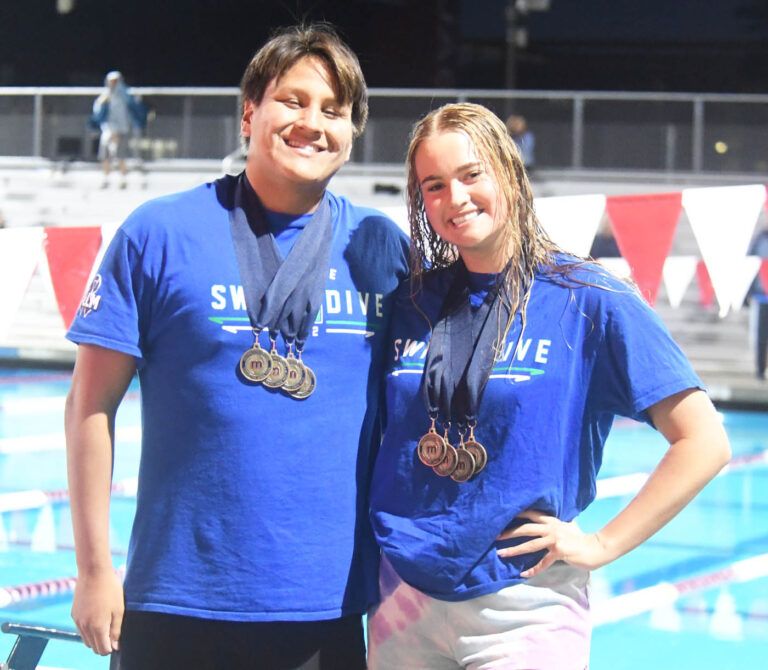 Titans make biggest splash with 10 meet records at Mesa finals
