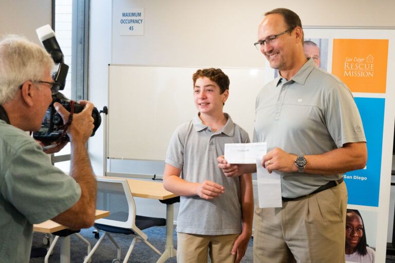 Young teen’s generosity gives boost to homeless funding