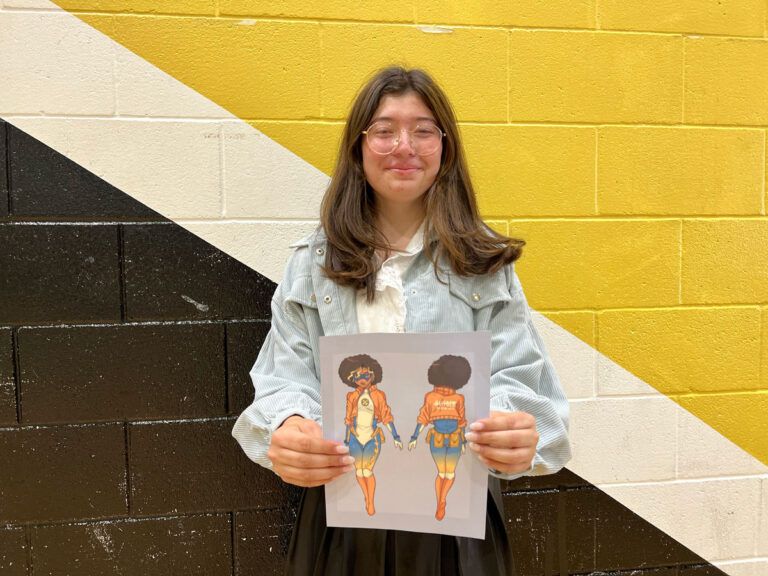 Student wins Hunger Action Hero art contest Student wins Hunger Action Hero art contest