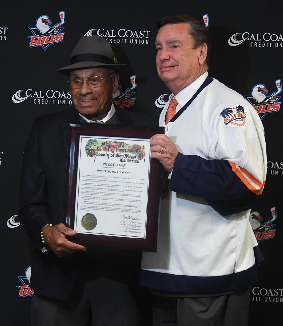 Gulls To Honor Willie O'Ree For Hall Of Fame Induction