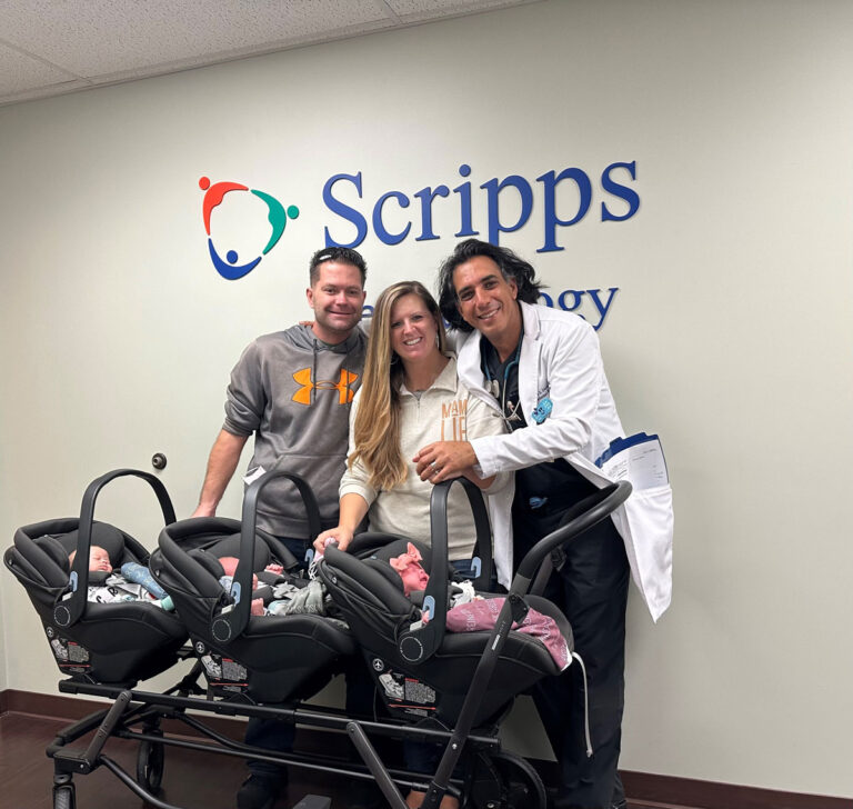 Triplets mark the end of roller coaster family planning