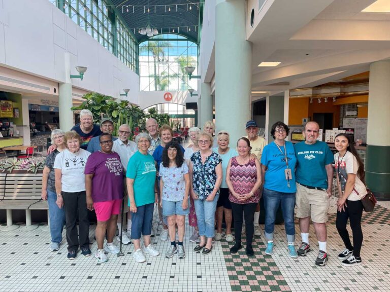 Group gathers for walks, conversation and health Group gathers for walks, conversation and health