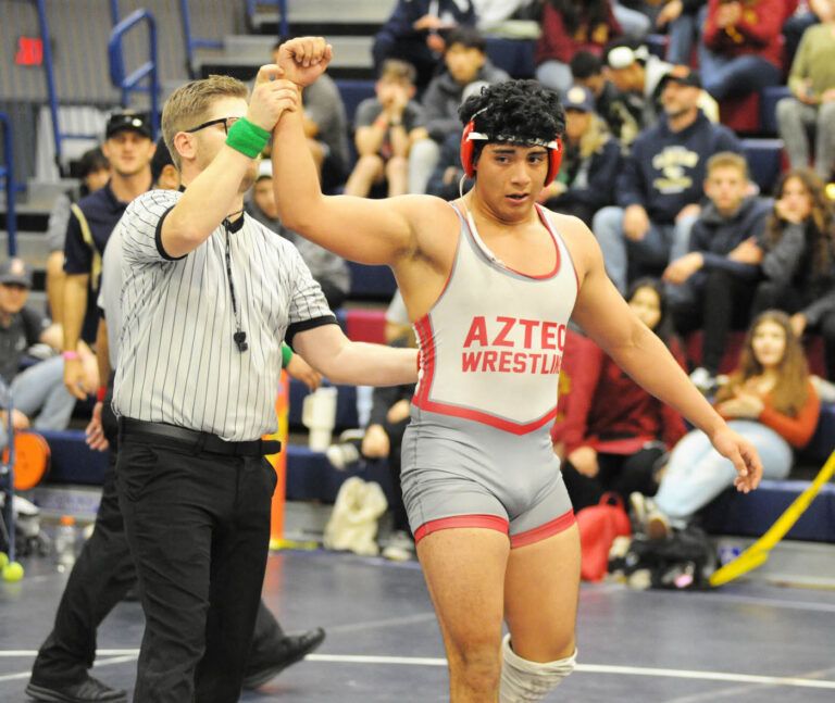 Metro mat men net nine finalists, four CIF weight class champions