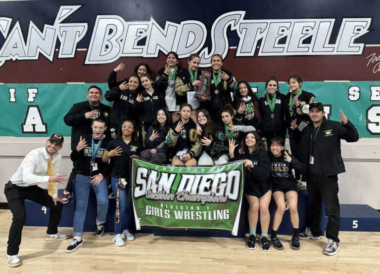 Lady Eagles soar to fourth CIF girls wrestling title