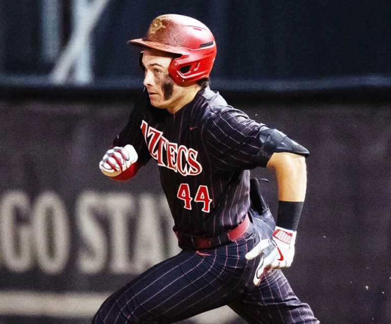 Aztec hard-ballers  split double-header with Fresno State