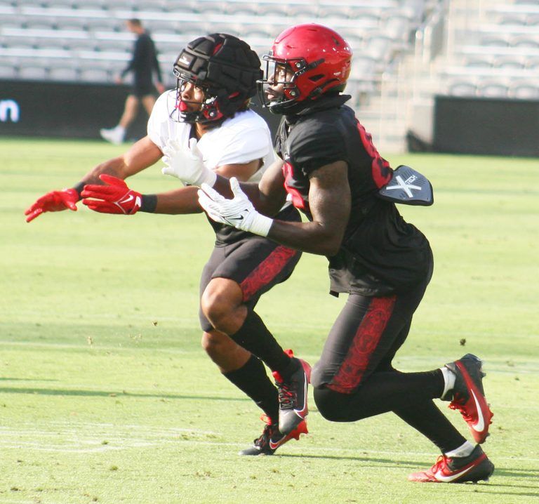 Aztecs slow-starting but fast-ending in FanFest scrimmage, light up scoreboard with 3 second-half TDs