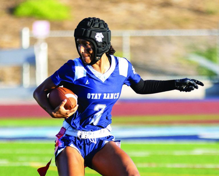 Girls flag football season taking sprint to finish