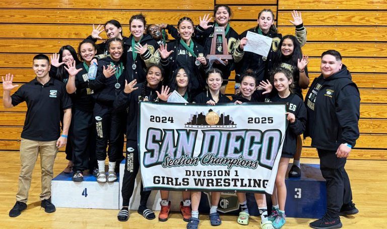 Lady Eagles soar to fifth CIF girls wrestling team championship