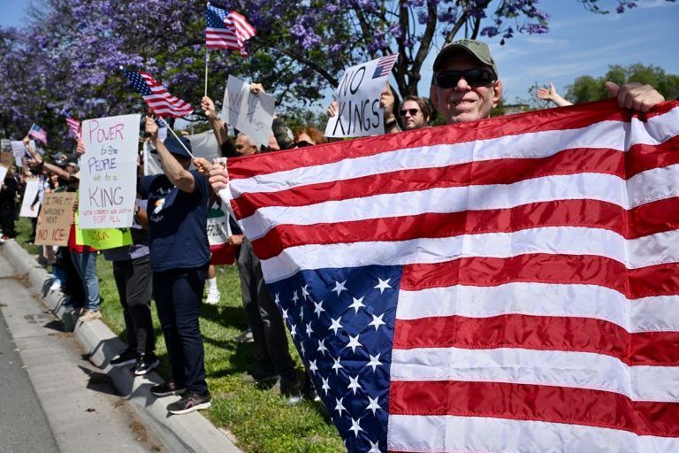 Thousands take to streets to protest Trump administration