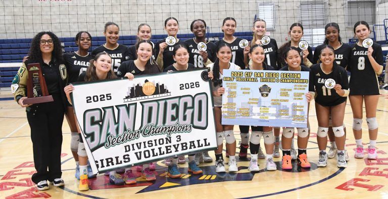Lady Eagles rally from early deficit, spike No. 1 Lady Wildcats for CIF title