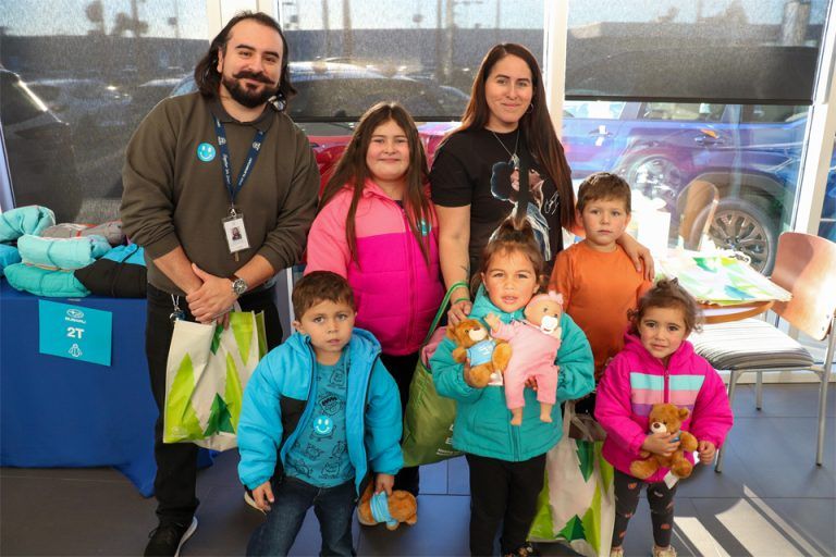 Partners share warmth