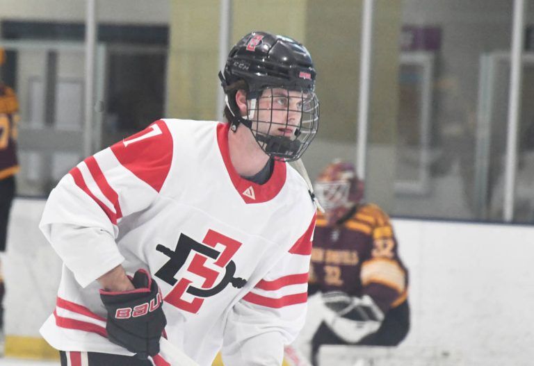 SDSU ice men knock off top 25-caliber Sun Devils, 3-2, for first win of season