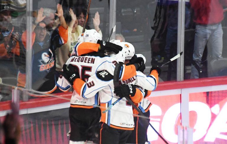 Fire and ice: Gulls score power-packed 2-0 win in home opener